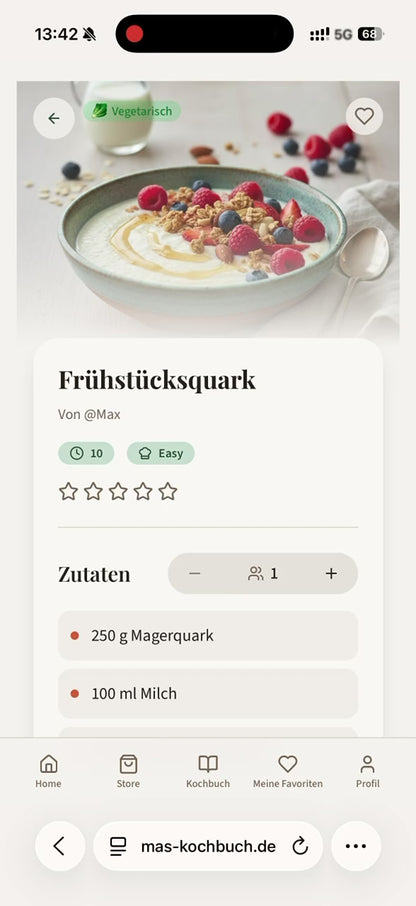 Kaiserlich gekochter Küchenmagnet - Rezeptbuch
